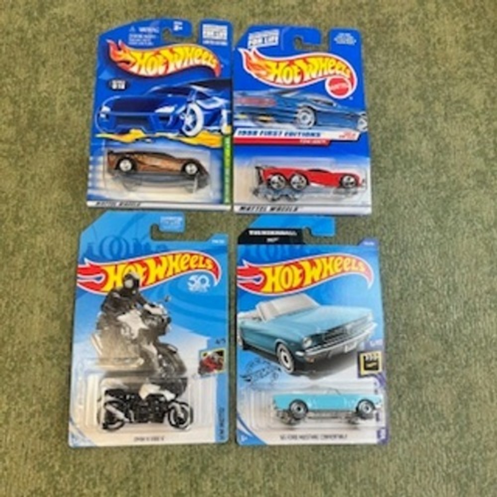 Hot Wheels Lot 2001 Treasure Hunt Pontiac Rageous 1998 Tow Jam 65 Mustang BMW‎